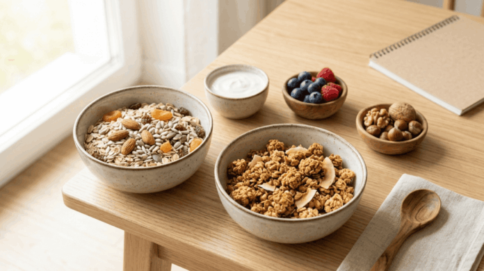 Musli i granola – porównanie dwóch mieszanek śniadaniowych