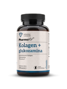 Pharmovit Kolagen + Glukozamina 90 kapsułek - wsparcie dla stawów