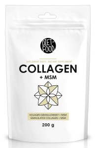 Kolagen Wołowy z MSM Instant 200g - Diet-Food - dla skóry, stawów i włosów