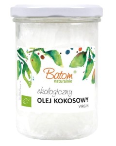 Olej Kokosowy Virgin BIO Batom 500 ml - Tłoczony na Zimno