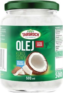 Olej kokosowy nierafinowany extra virgin 500g Targroch