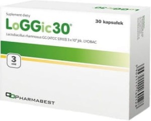 LoGGic30 Lactobacillus rhamnosus GG 3mld 30 kapsułek Pharmabest