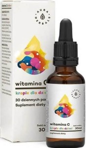 Witamina C dla dzieci krople 30ml Aura Herbals