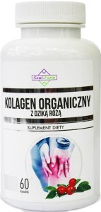 KOLAGEN MORSKI Z DZIKĄ RÓŻĄ 400mg 60 KAPSUŁEK - SOUL FARM