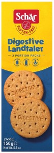 Digestive Landtaler ciastka bezglutenowe 150 g Schar