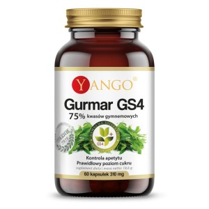 Gurmar GS4 75% kwasów gymnemowych 60 kapsułek Yango