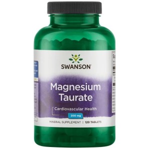 SWANSON Magnesium Taurate 100mg, 120tabl. - Taurynian Magnezu