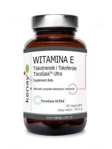 Witamina E Tokotrienole i Tokoferole TocoGaia™ Ultra 30 kaps. KENAY