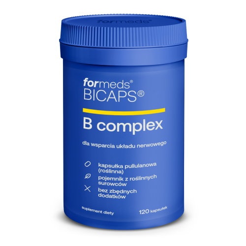 Witamina B Complex 293 mg 60 porcji 120 kapsułek Bicaps ForMeds