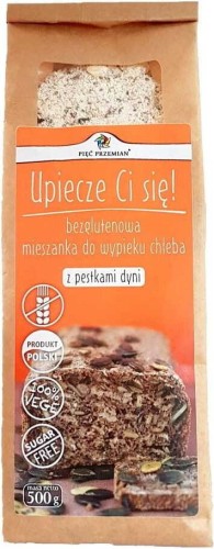 Mieszanka chlebowa z pestkami dyni bez glutenu 500g Pięć Przemian