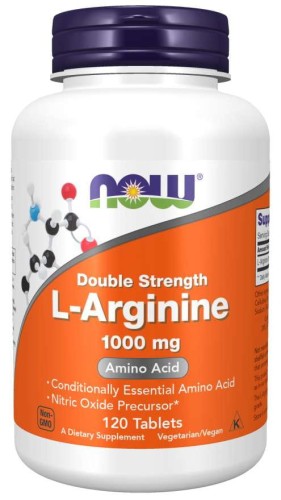 LArginina 120 tabletek NOW FOODS