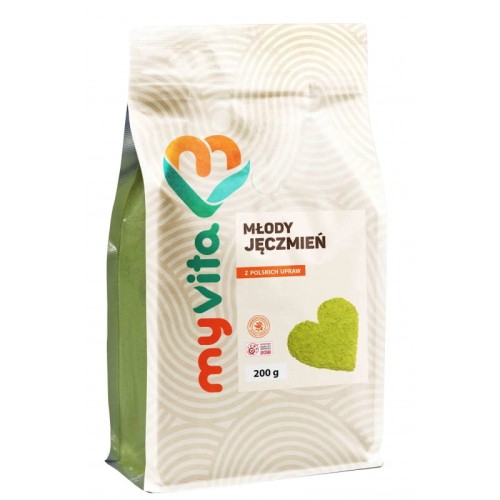 Młody zielony jęczmień sproszkowana trawa 200g - MyVita
