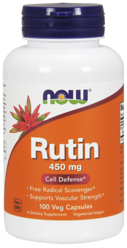 Rutyna Rutin 450mg 100 kapsułek NOW FOODS