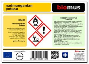 Permanganate de potassium Kalia 1kg BIOMUS