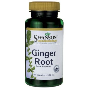 Imbir Ginger Root 540mg 100 kapsułek SWANSON