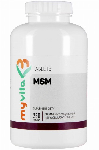 MSM organische zwavelverbinding 500mg 250tab MyVita