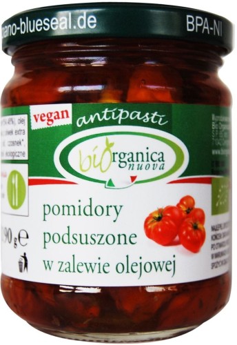 GEDROOGDE TOMATEN IN BIO OLIE DECORATIE 190 g - NUOVA BIORGANICA