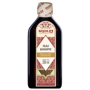 Hennepolie van hennep koudgeperst ongeraffineerd 250ml BIOOIL