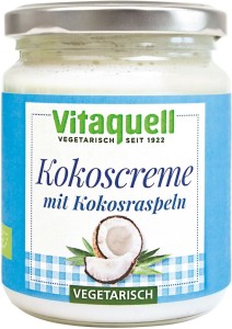 COCONUT CREAM BIO 250 g - VITAQUELL