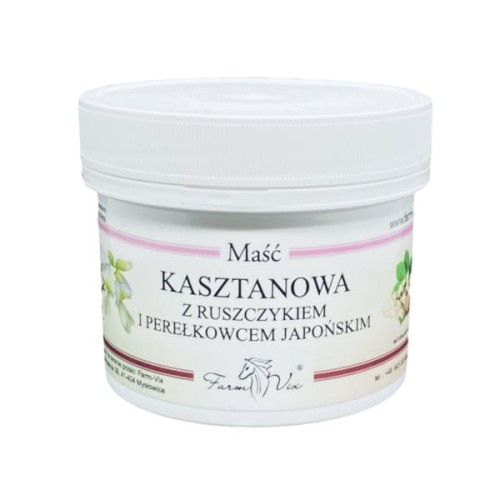 FarmVix Maść Kasztanowa z ruszczykiem i perełkowcem japońskim 150ml