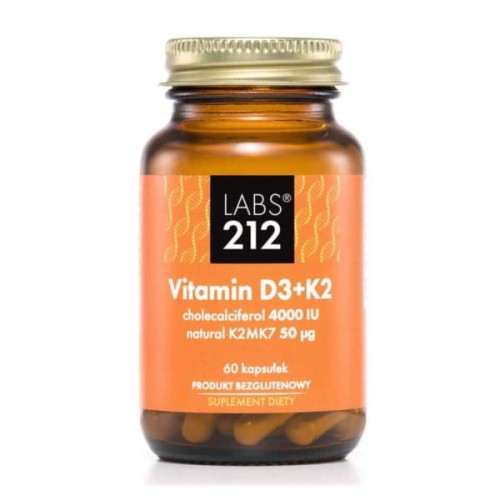 Vitamin D3 4000 IU + K2 (60 kaps.)