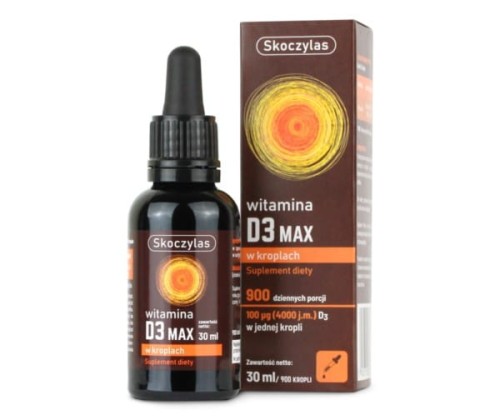 Skoczylas Witamina D3 Max w kroplach 30 ml