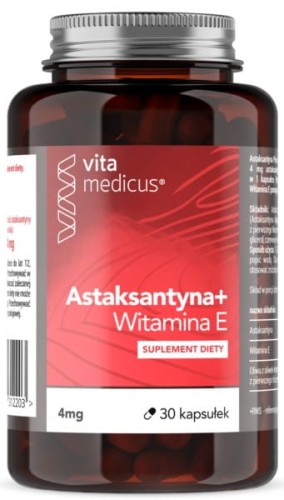 Vita Medicus Astaksantyna+ Wit. E 30 Kaps.