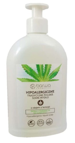 Barwa Mydło hipoalergiczne z olejem z konopi 500