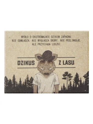 LAQ Mydeło Dzik kostka mydło dla facetów 85 g