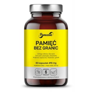 Panaseus Pamięć bez granic 490 mg 50 kap