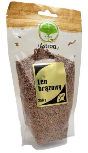 Astron Len Brązowy 250 g nasiona