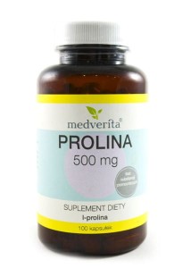 Medverita Prolina 500 mg 100 kap l-prolina