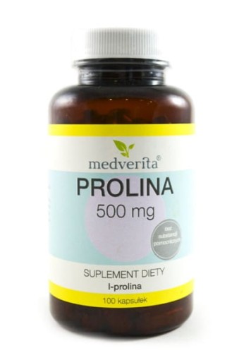 Medverita Prolina 500 mg 100 kap l-prolina