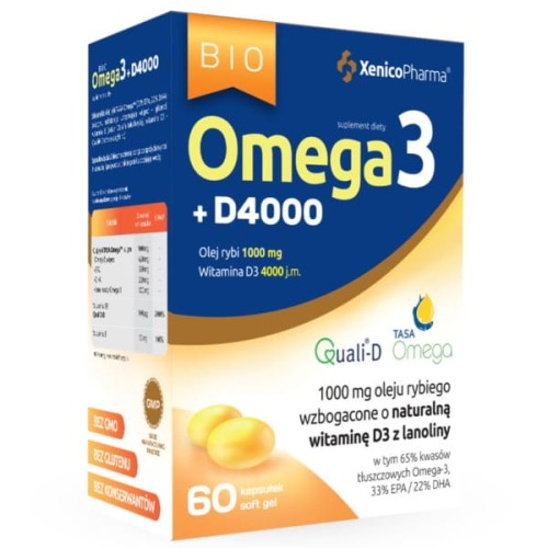 Xenicopharma Omega 3 D3 4000 60 Kaps.