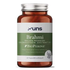 UNS BRAHMI (BACOPA MONNIERI) + BIOPERINE 60 k.