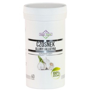CZOSNEK EKSTRAKT (ALLIINA + ALLICYNA) (500 mg) 60 KAPSUŁEK - SOUL FARM