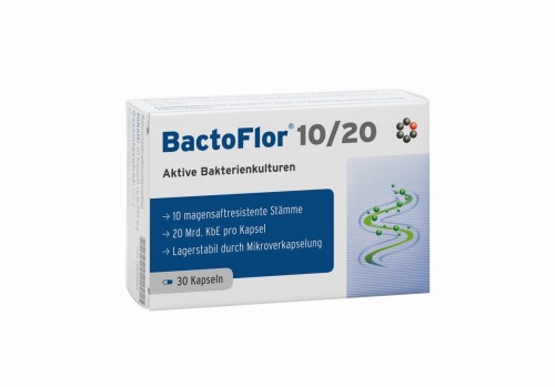 Bactoflor® 10/20 (30 kaps.) Intercell Pharma