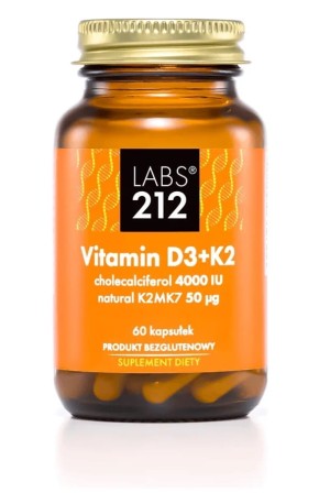 Vitamin D3 4000 IU + K2 (60 kaps.)