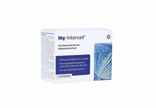 Mg-Intercell® Cytrynian magnezu (120 kaps.) Intercell Pharma