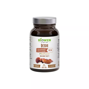 GRZYBY REISHI EKSTRAKT (400 mg) BEZGLUTENOWY 90 KAPSUŁEK - HEMPKING (BIOWEN)
