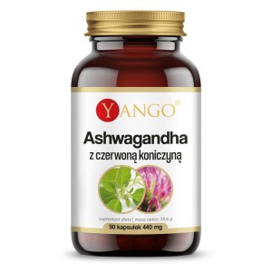 Ashwagandha z czerwoną koniczyną (90 kaps.)