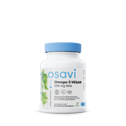 Omega-3 VEGAN 250 mg DHA (60 kaps.) Osavi