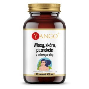 Włosy, Skóra, Paznokcie z Ashwagandhą (90 kaps.)