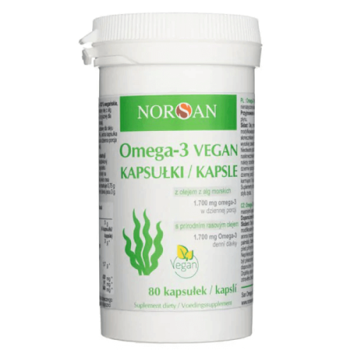Omega-3 VEGAN (80 kaps.) Norsan