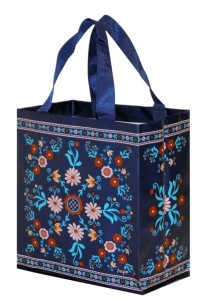 Torba Z Pp Mini Folklor Niebieski Motyw