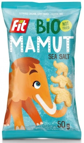 Chrupki kukurydziane z solą morską BEZGL. BIO 50 g Bio Mamut BIO MAMUT