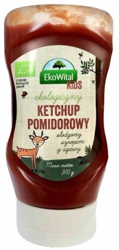 Ketchup dla dzieci BIO 310 g EKOWITAL