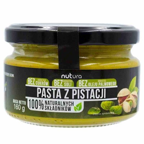 Pasta z pistacji 160g NUTURA