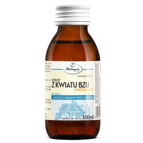Syrop Z KWIATU BZU Z WITAMINĄ C 100 ml HERBAPOL
