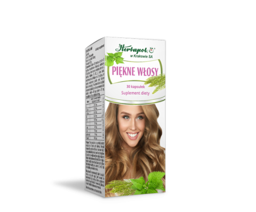 PIĘKNE WŁOSY 30 kapsułek HERBAPOL